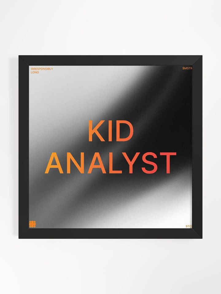 Kid Analyst [Framed] product image (1)