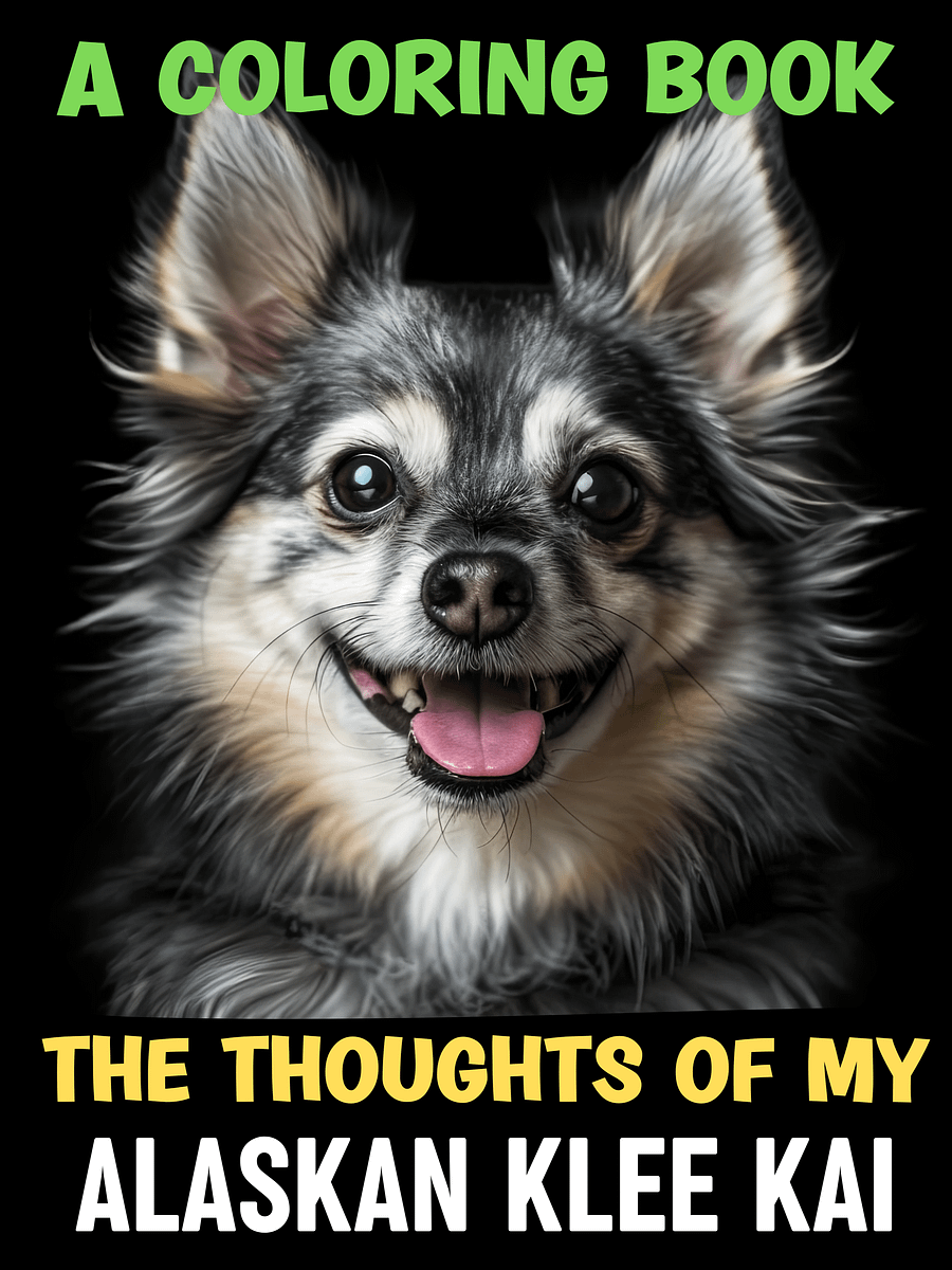 The Thoughts of My Alaskan Klee Kai: A Coloring Book product image (1)