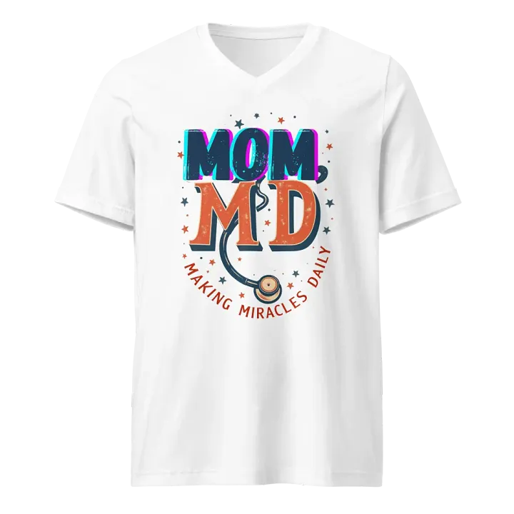 Miracle-Making Mom md V-Neck Tee product image (5)