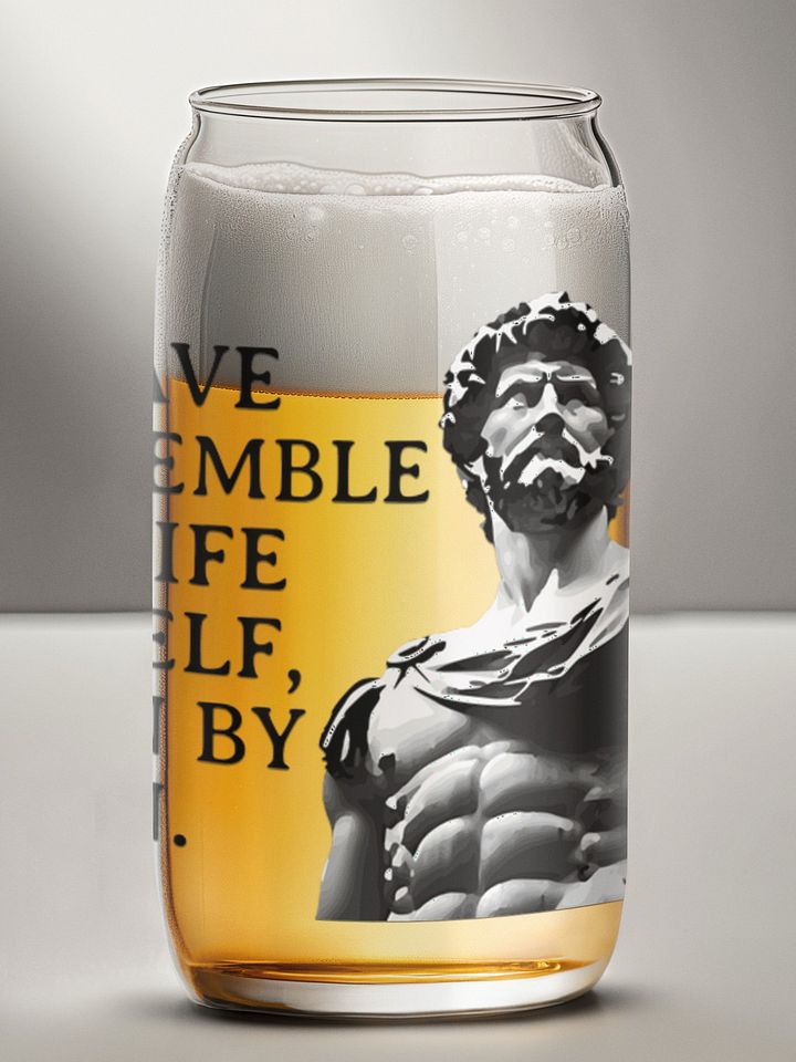 Marcus Aurelius Quote Can-Shaped Glass product image (1)