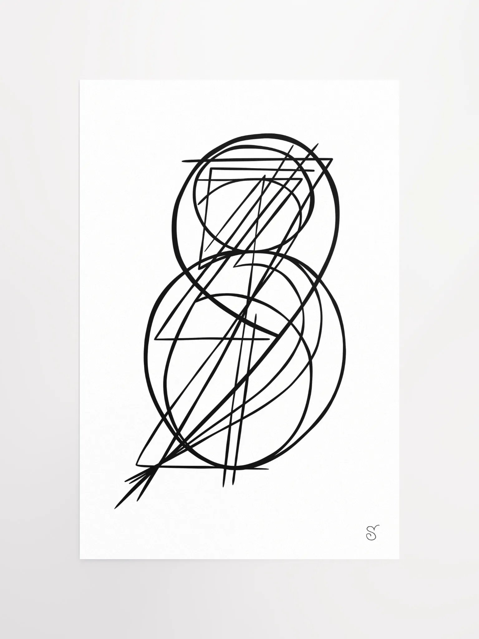 Vivid Matte Poster: Transform Your Space! - Abstract Image No. 10 product image (4)