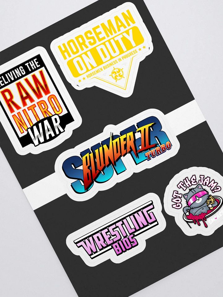 Wrestling Bios Sticker Set product image (1)