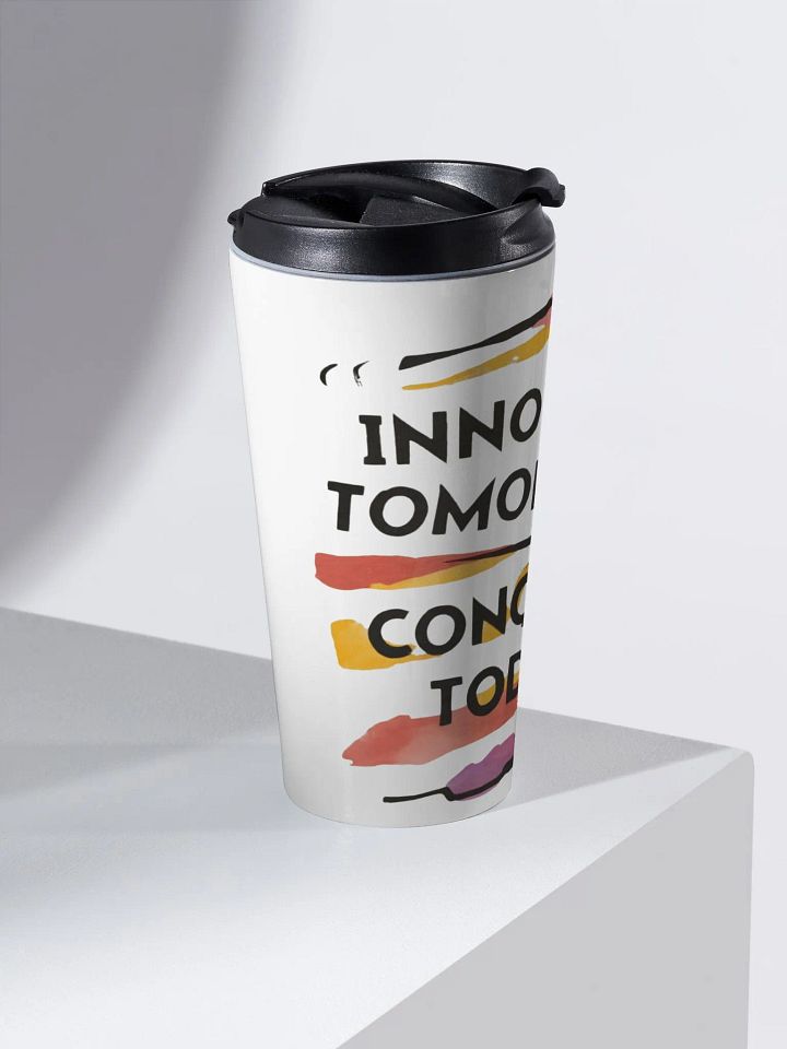 Innovate Tomorrow Conquer Today Travel Mug product image (1)
