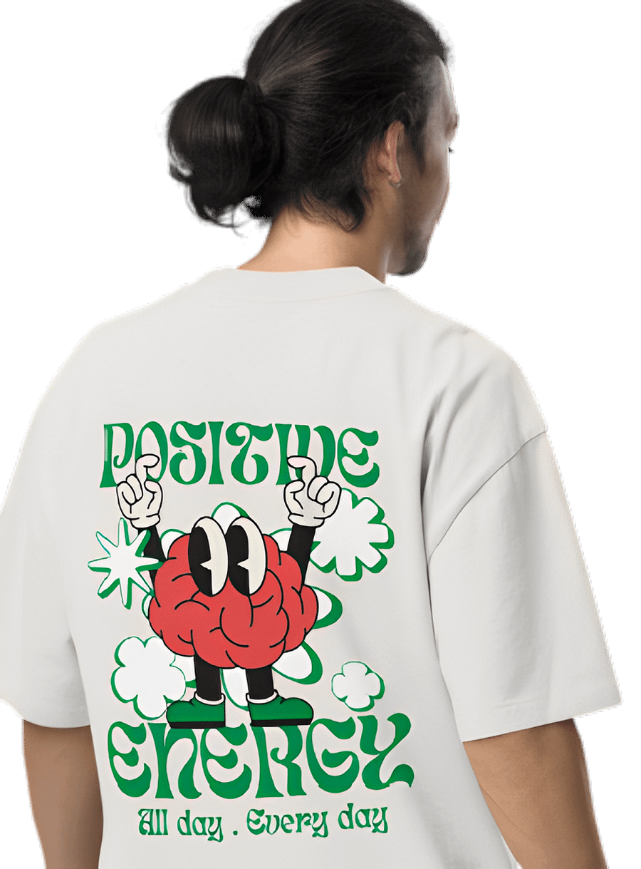 Positive energy all day, every day unisex tee product image (1)