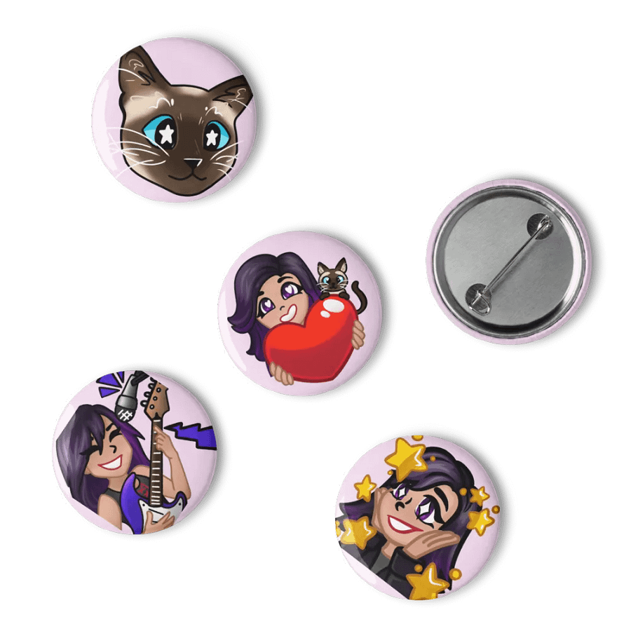 Emote Buttons (Pink) product image (4)