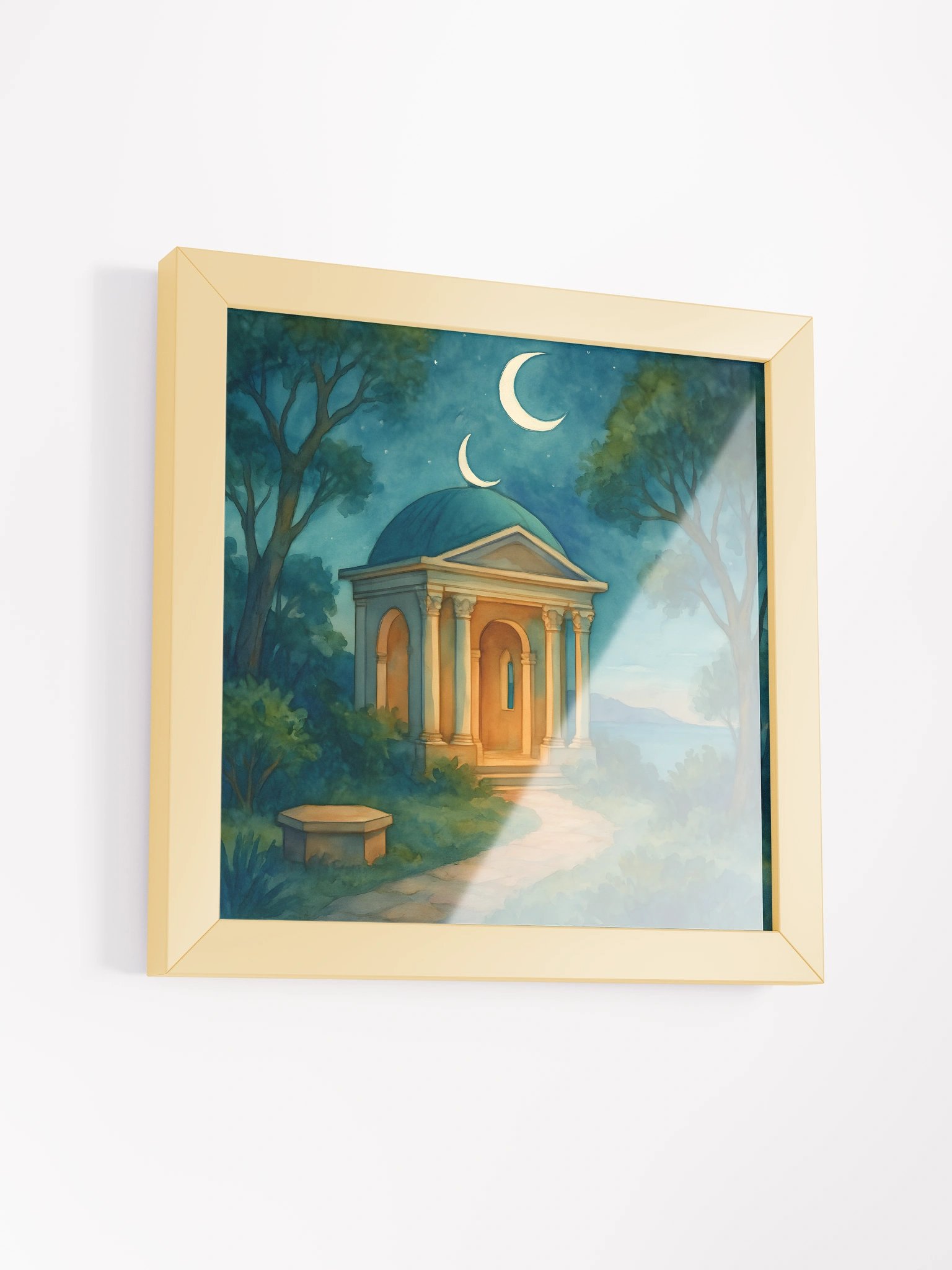 ✧ Moon Dial Sanctuary Framed Poster ✧ product image (6)