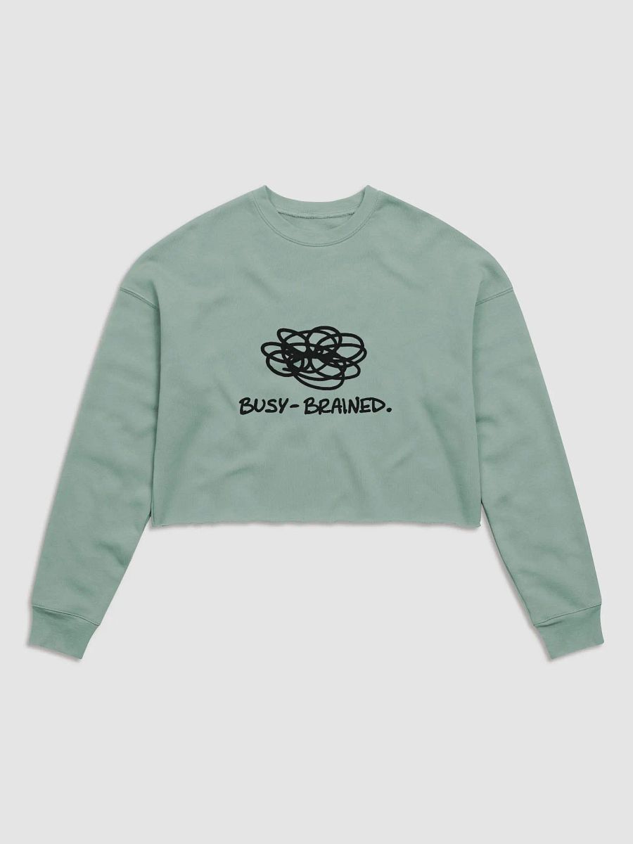 BUSY-BRAINED cropped crewneck product image (3)