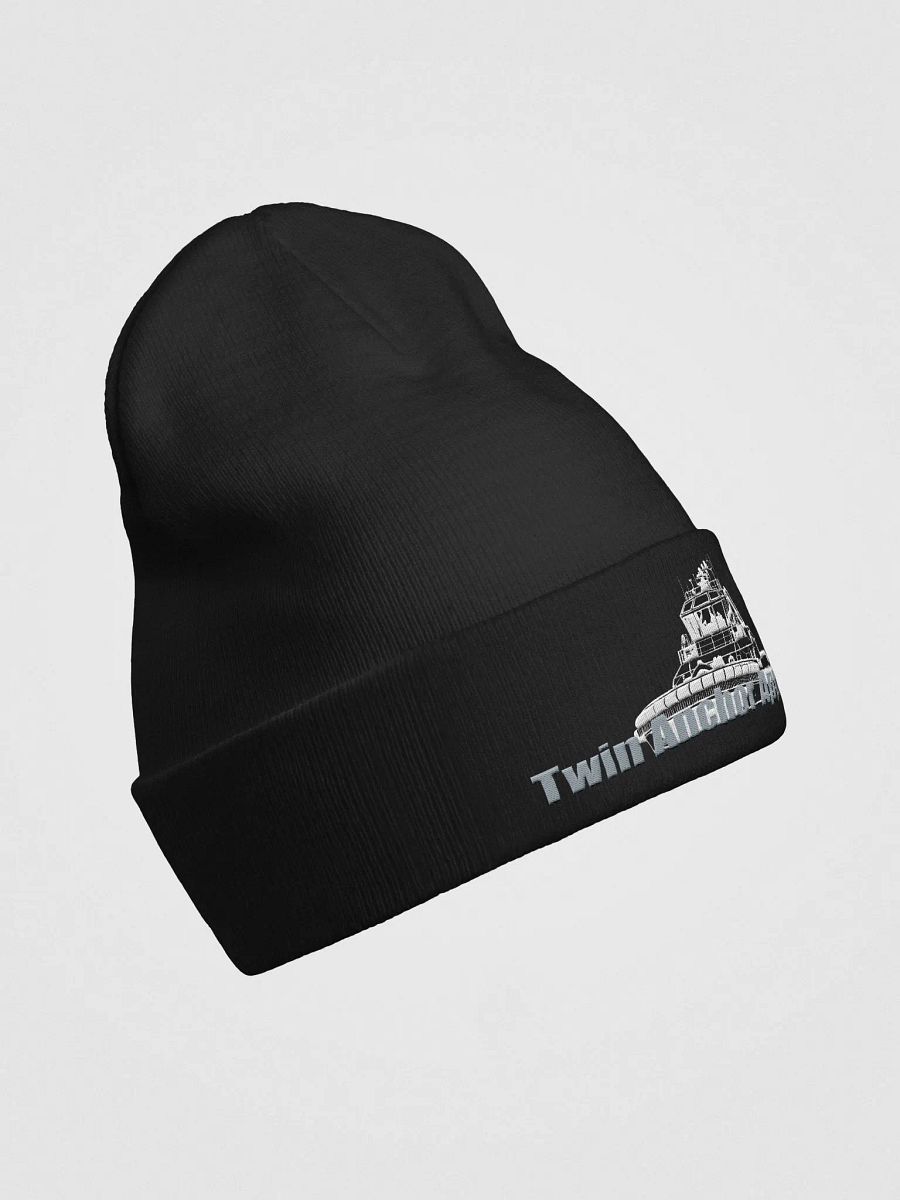 Athena Tug white Knit Beanie product image (4)