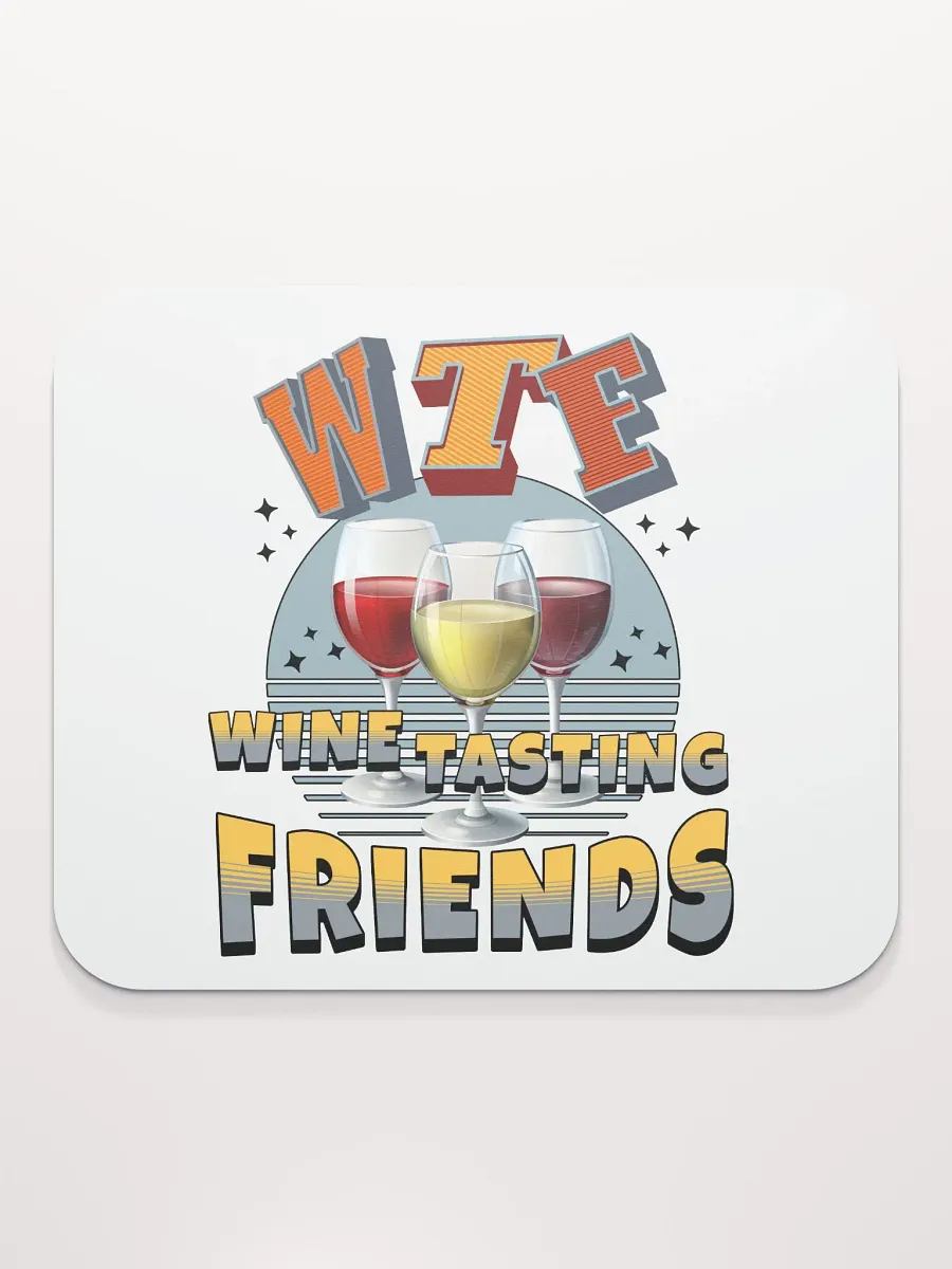 WTF Wine Tasting Friends Mouse Pad product image (1)