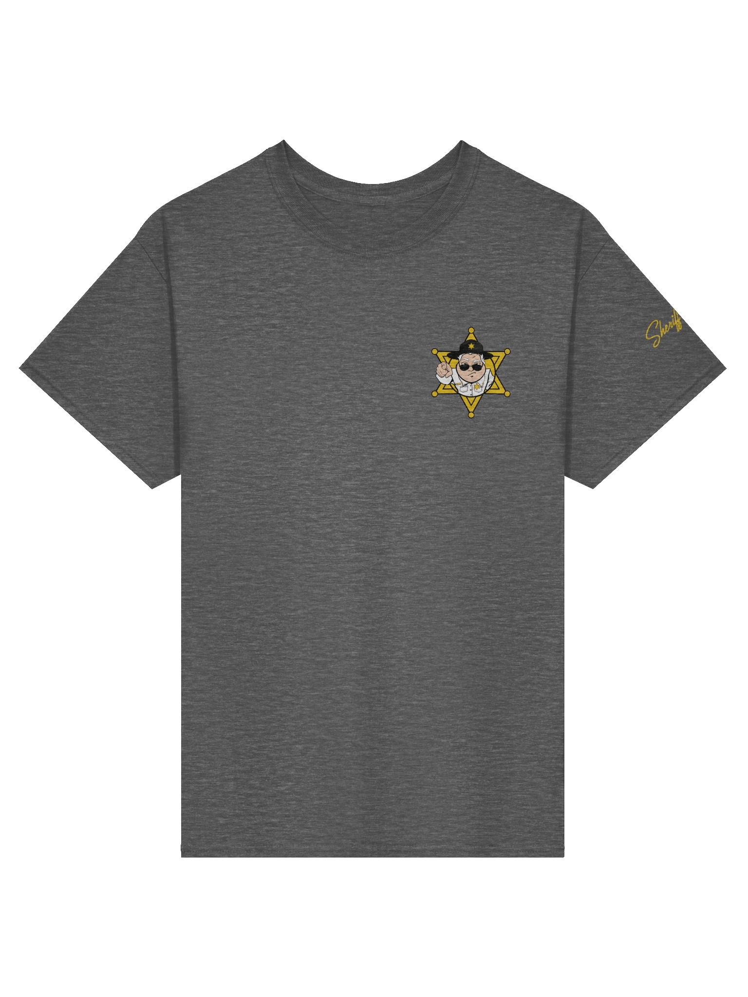 Sheriff Logo And Name Heavyweight T-Shirt by Gildan product image (1)