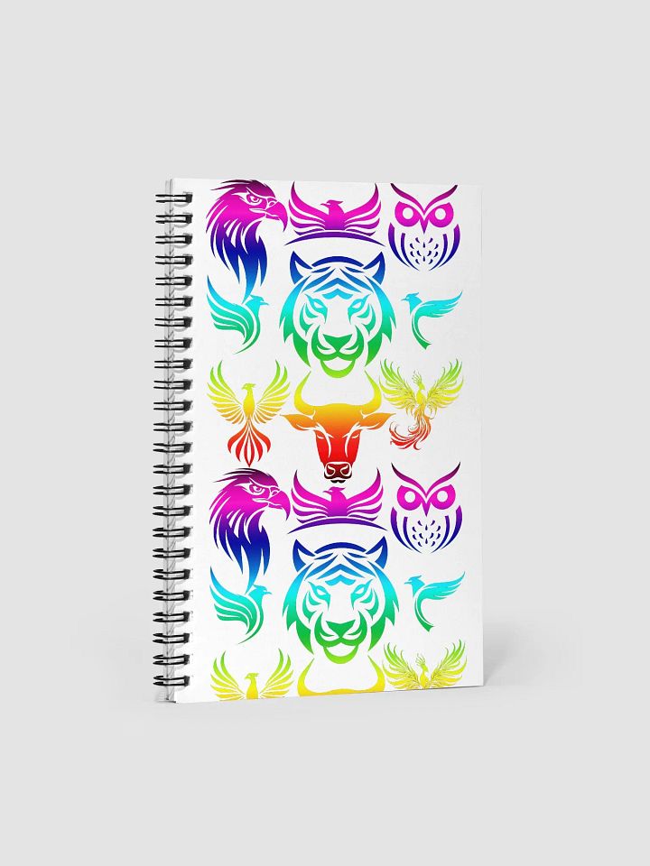 Vibrant Symmetry Spiral Notebook product image (1)