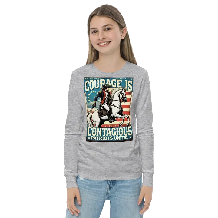 Courageous Patriots Youth Long Sleeve T-Shirt product image (15)