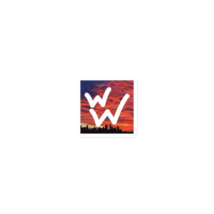 WW Die-Cut Magnet (Skyline) product image (1)