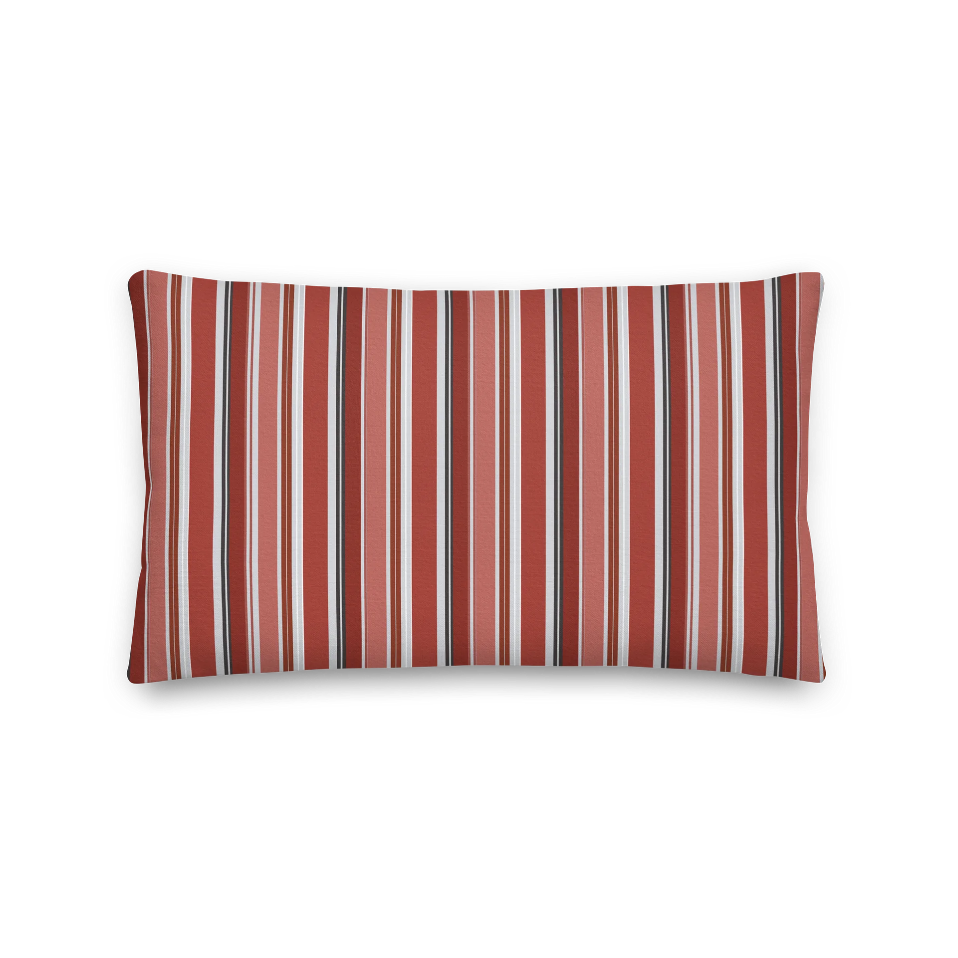 Vintage Christmas Stripes Holiday Pattern – Premium Pillow product image (2)
