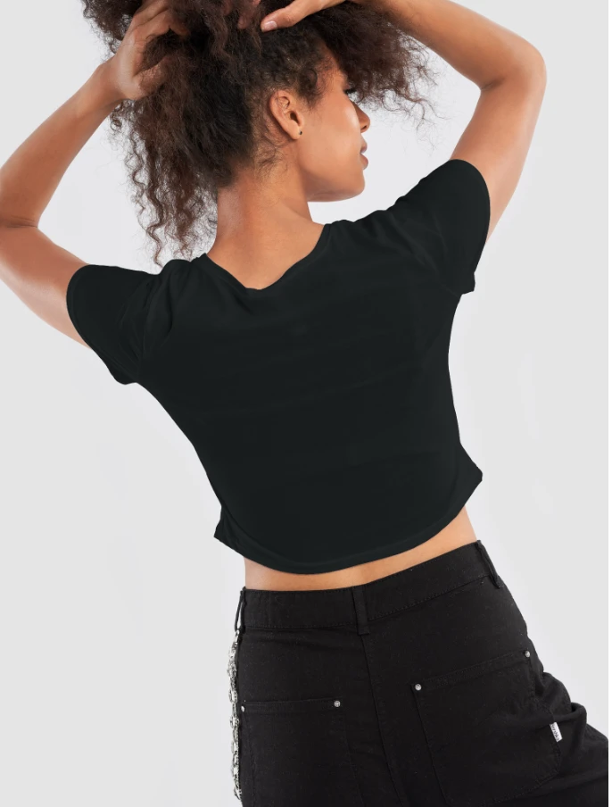 [GrooveZone] Womens Crop Tee product image (1)