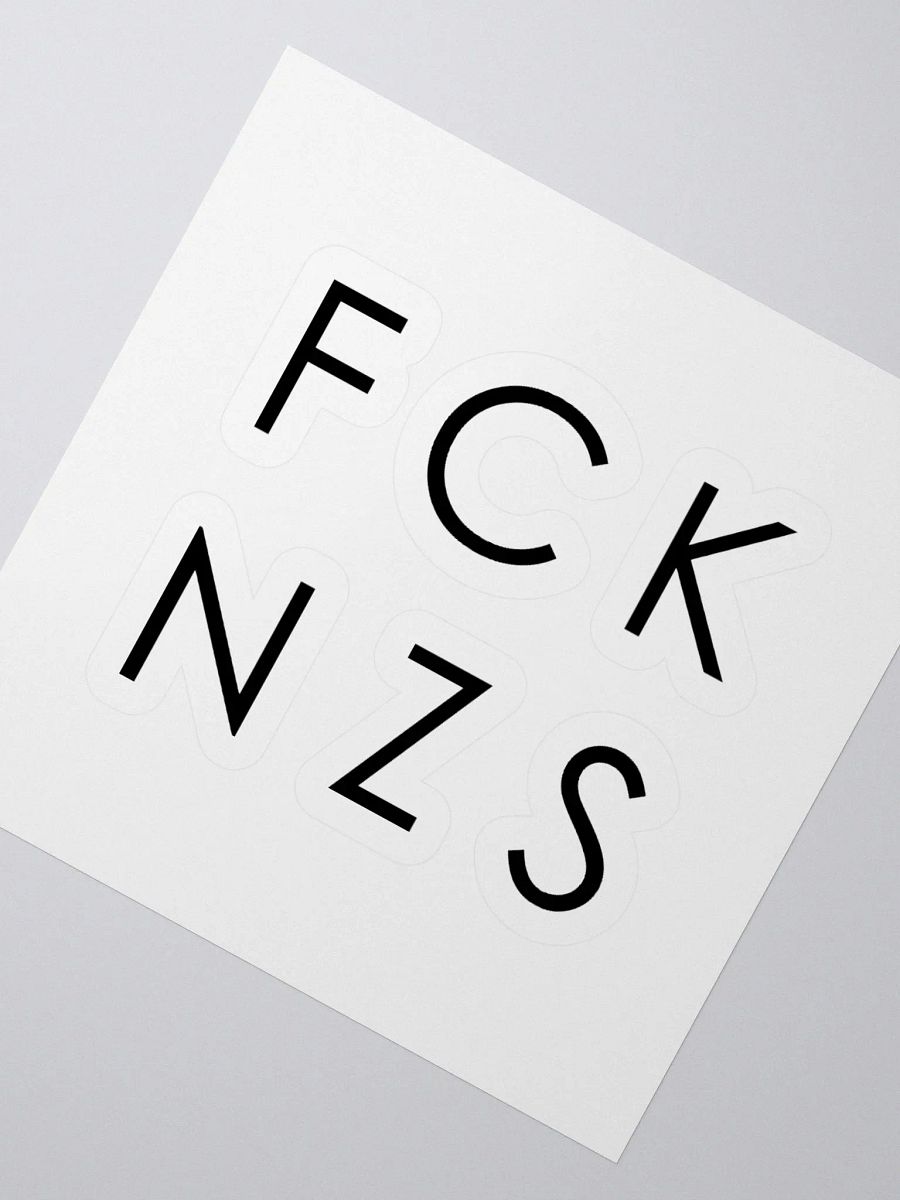 FCK NZS Kiss Cut Stickers product image (4)