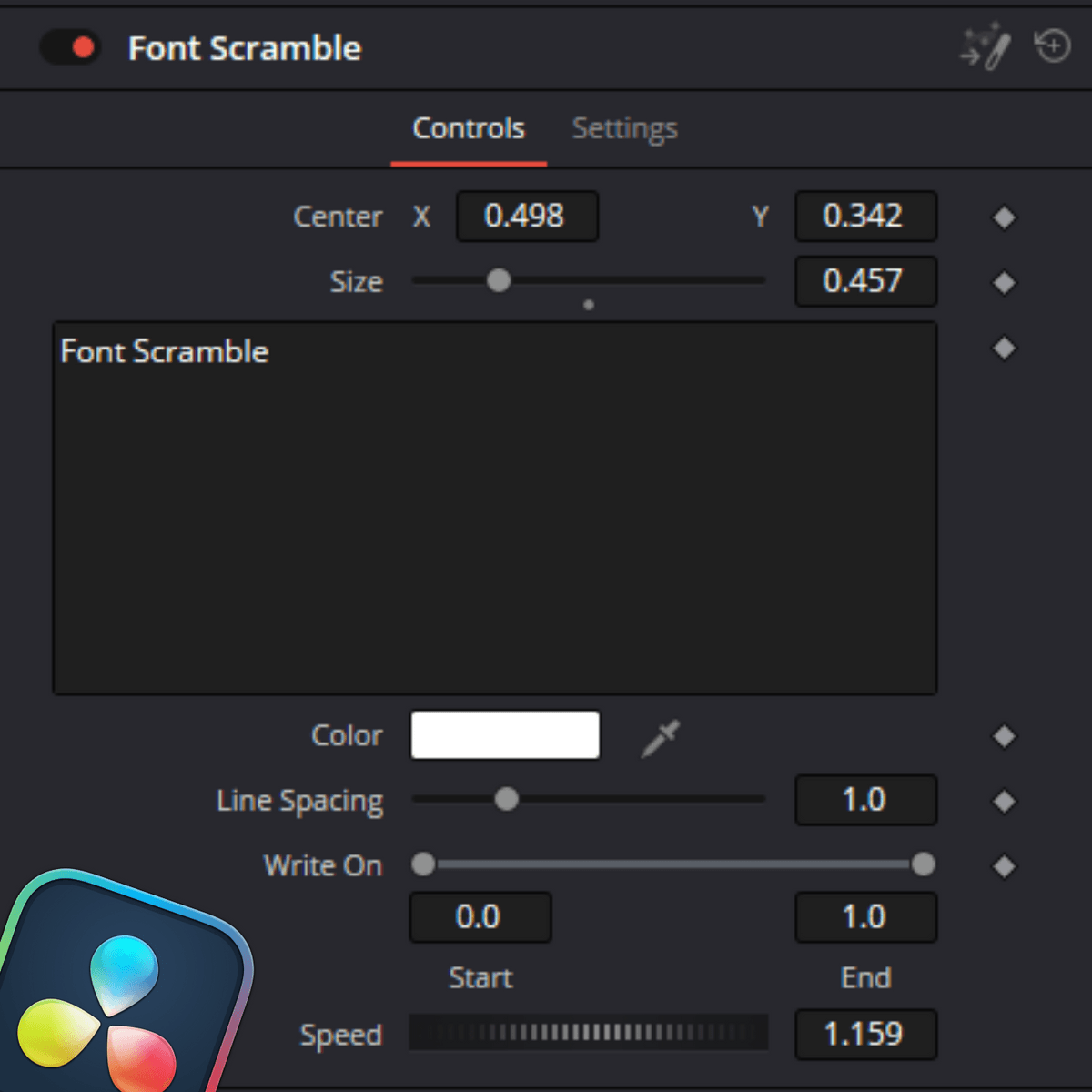 Font Scramble | Installable DvR Text Effect product image (2)