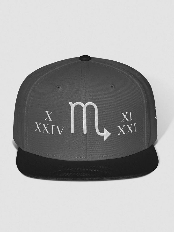 Scorpio Zodiac Sign "Virtue" : Power Within Snapback Cap product image (1)