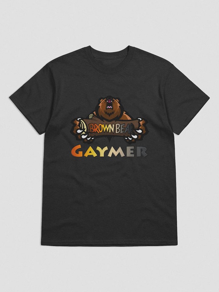 Brown Bear Gaymer (Bear Pride) - Dark Color T-Shirt product image (11)
