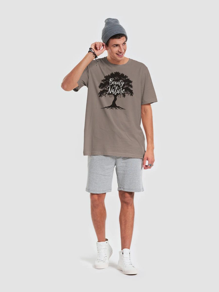 Beauty in Nature T-Shirt, Tree Silhouette Graphic Tee, Nature Lover Shirt, Outdoor Adventure Gift, Eco Friendly Unisex Hiking T-shirt product image (4)