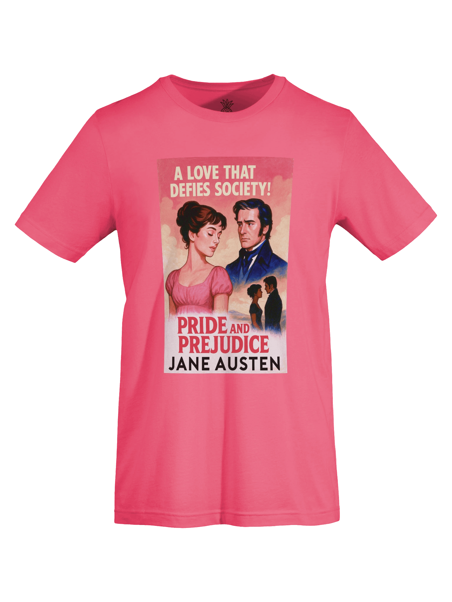 "Pride and Prejudice" 1950's Faux Retro Film Poster Jane Austen Unisex T-Shirt product image (75)