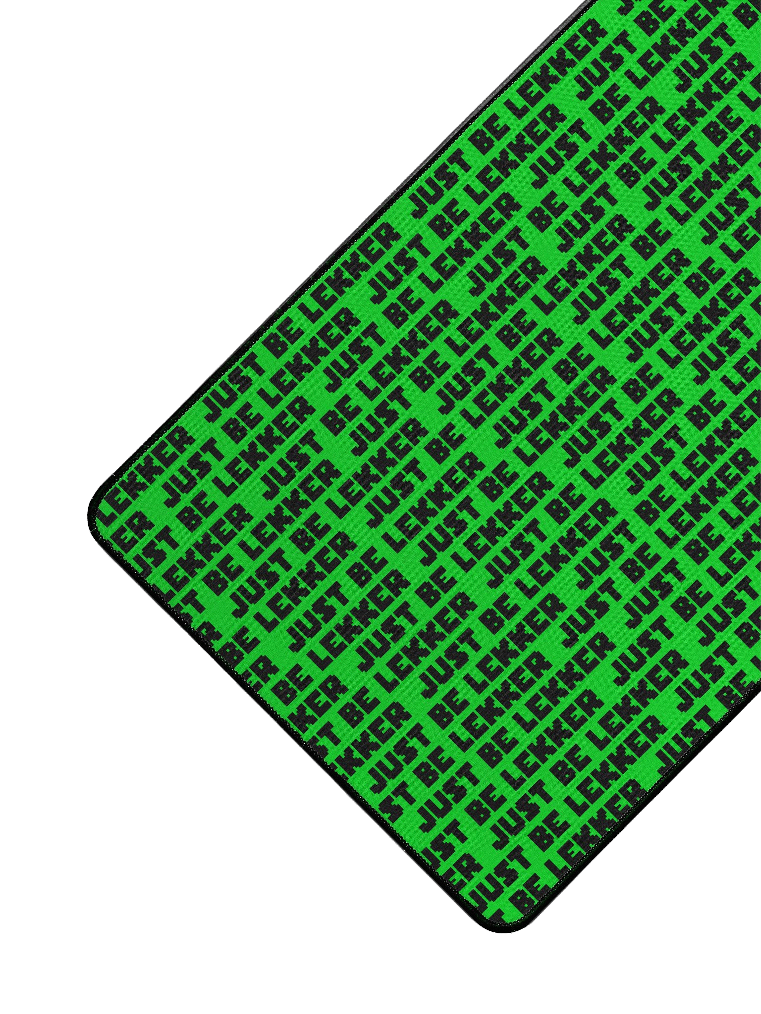 Smithology - "Just Be Lekker" Green/Black Gaming Mousepad product image (3)