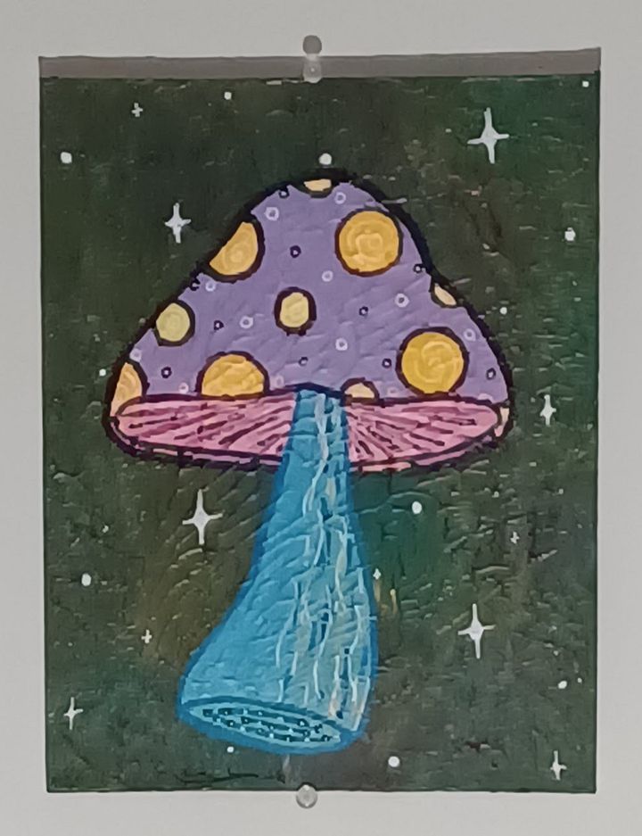 Textured Shroom Painting product image (1)