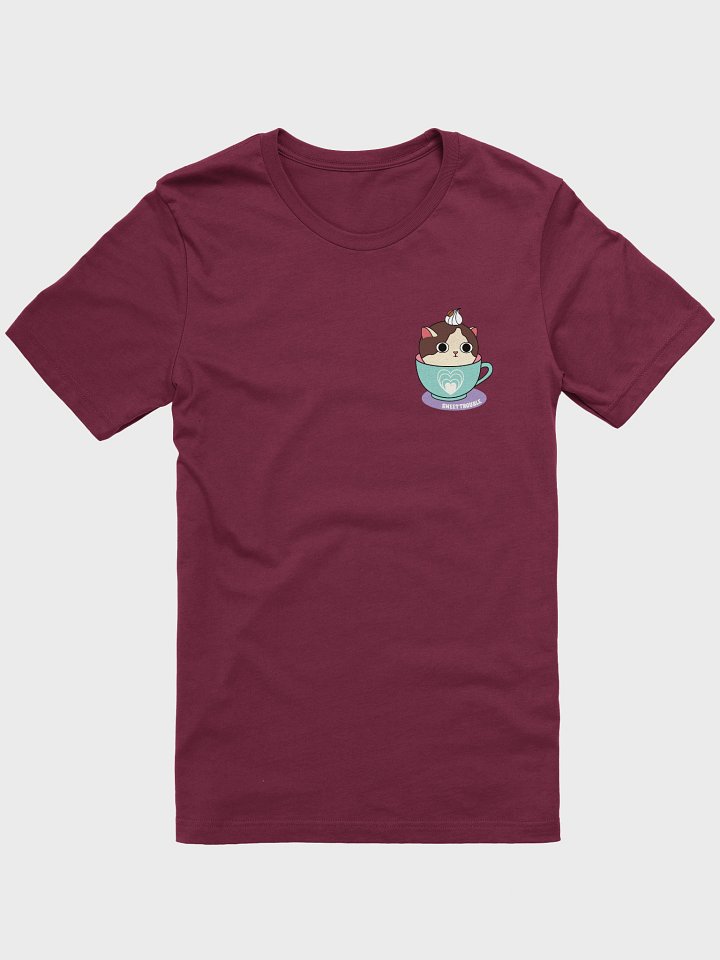 Sweet Trouble (Coffee Cat - Left Chest and Back Prints) - Unisex Adult Super Soft Lightweight T-shirt product image (2)