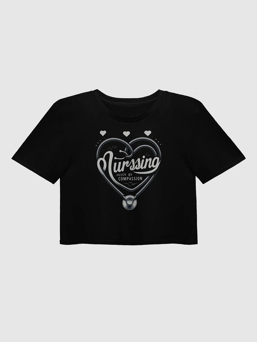 Heartfelt Nursing Stethoscope Crop Top product image (1)