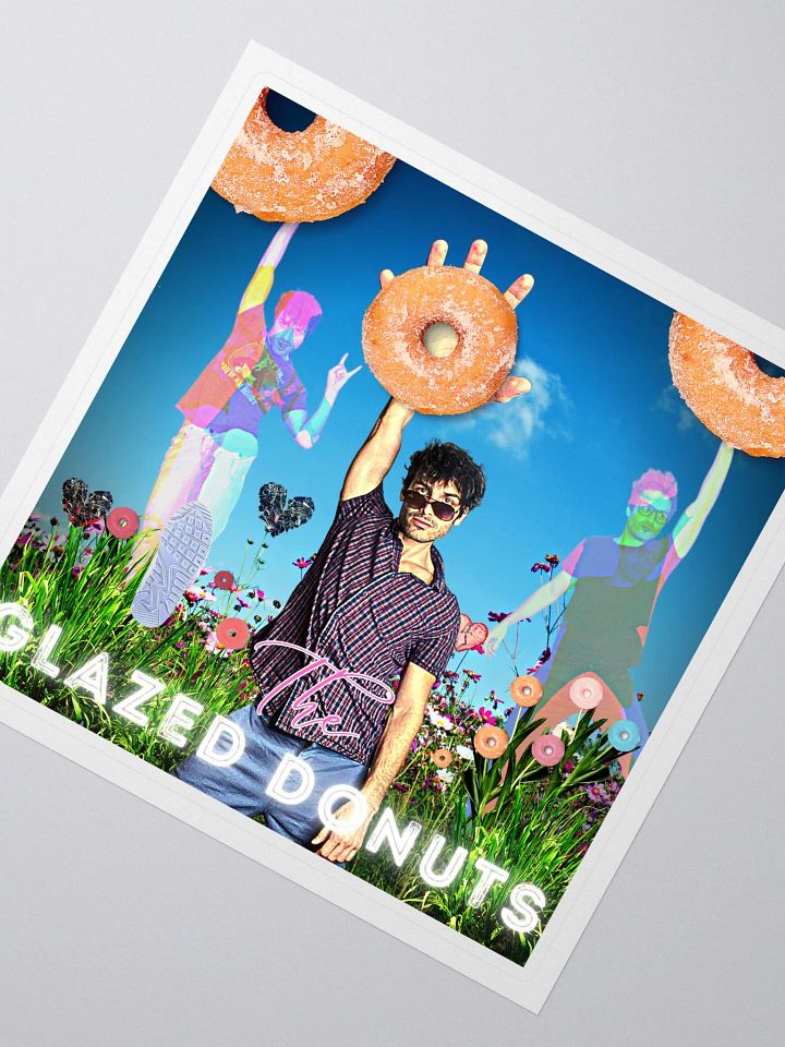 The Glazed Donuts - Official Band Merch - Sticker product image (2)