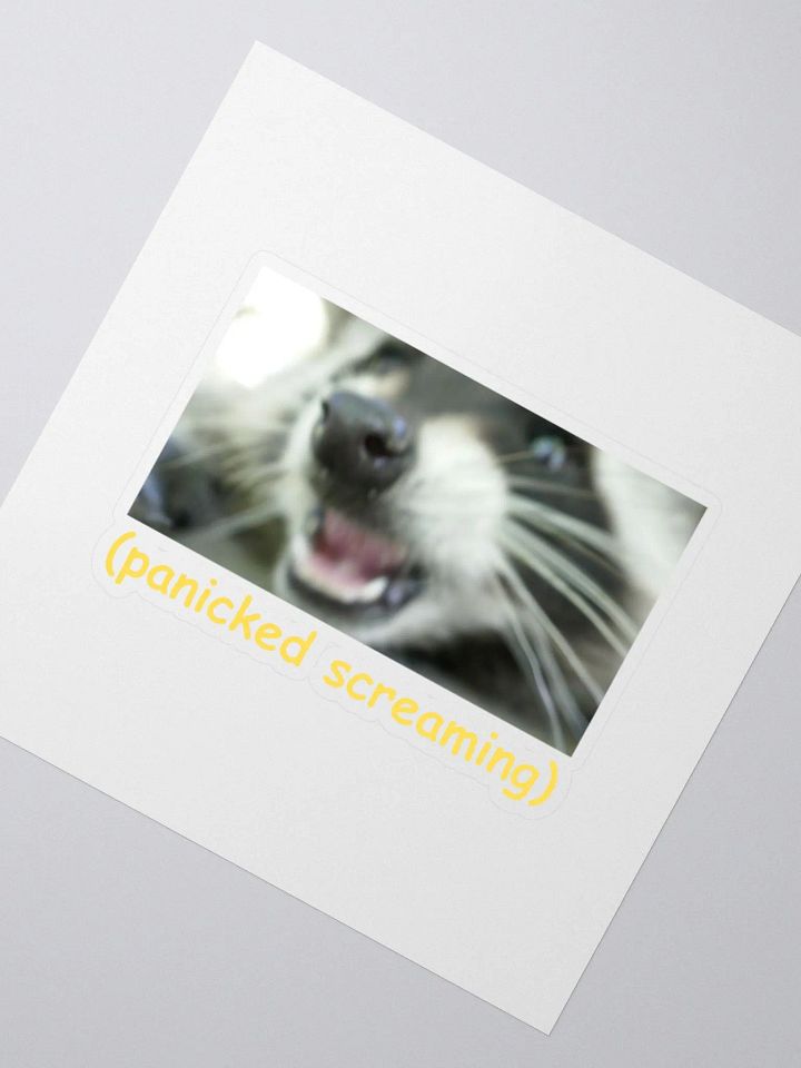 Panicked Screaming Sticker product image (2)
