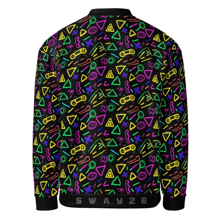Pixel Pulse Bomber Jacket product image (2)