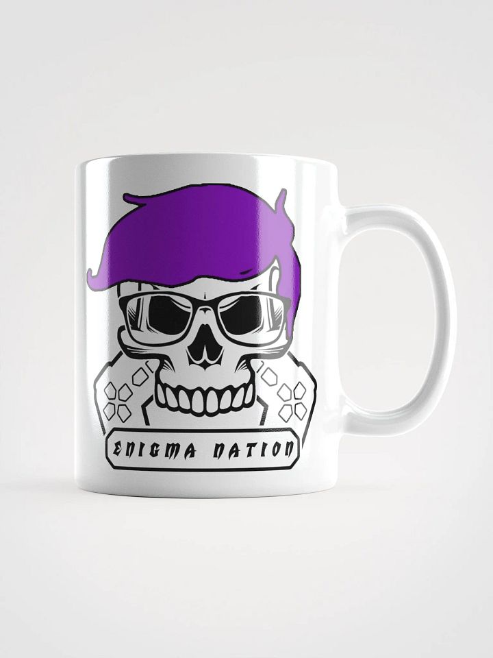 Enigma Nation White Glossy Mug product image (2)