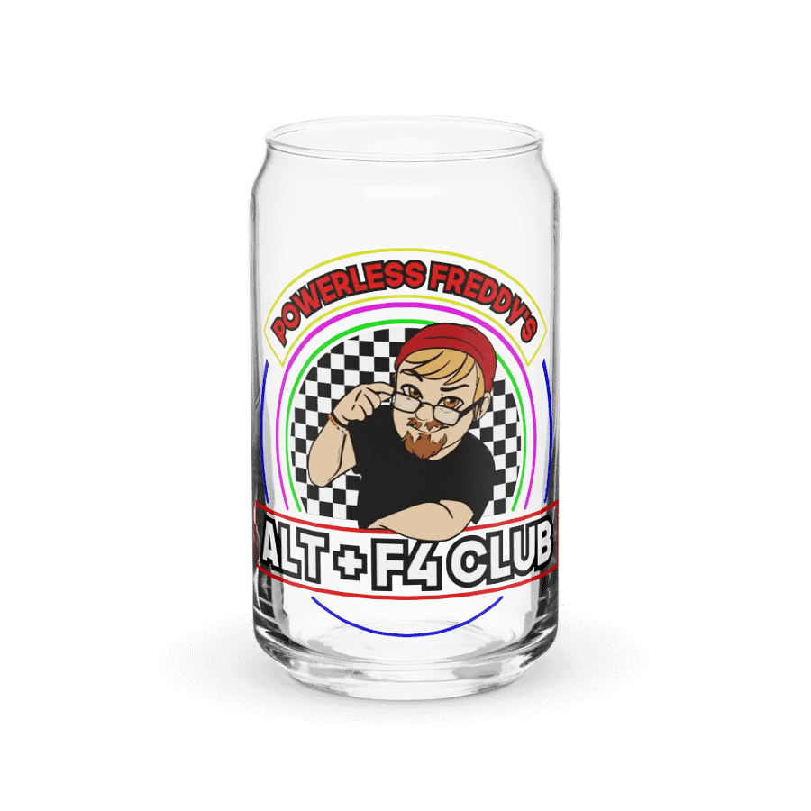 ALT + F4 Club Can-Shaped Glass product image (2)