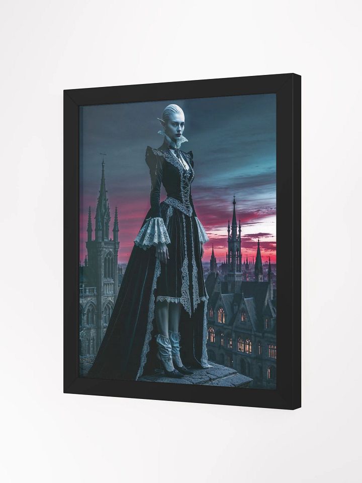 Gothic Crimson Dusk Framed Print product image (8)