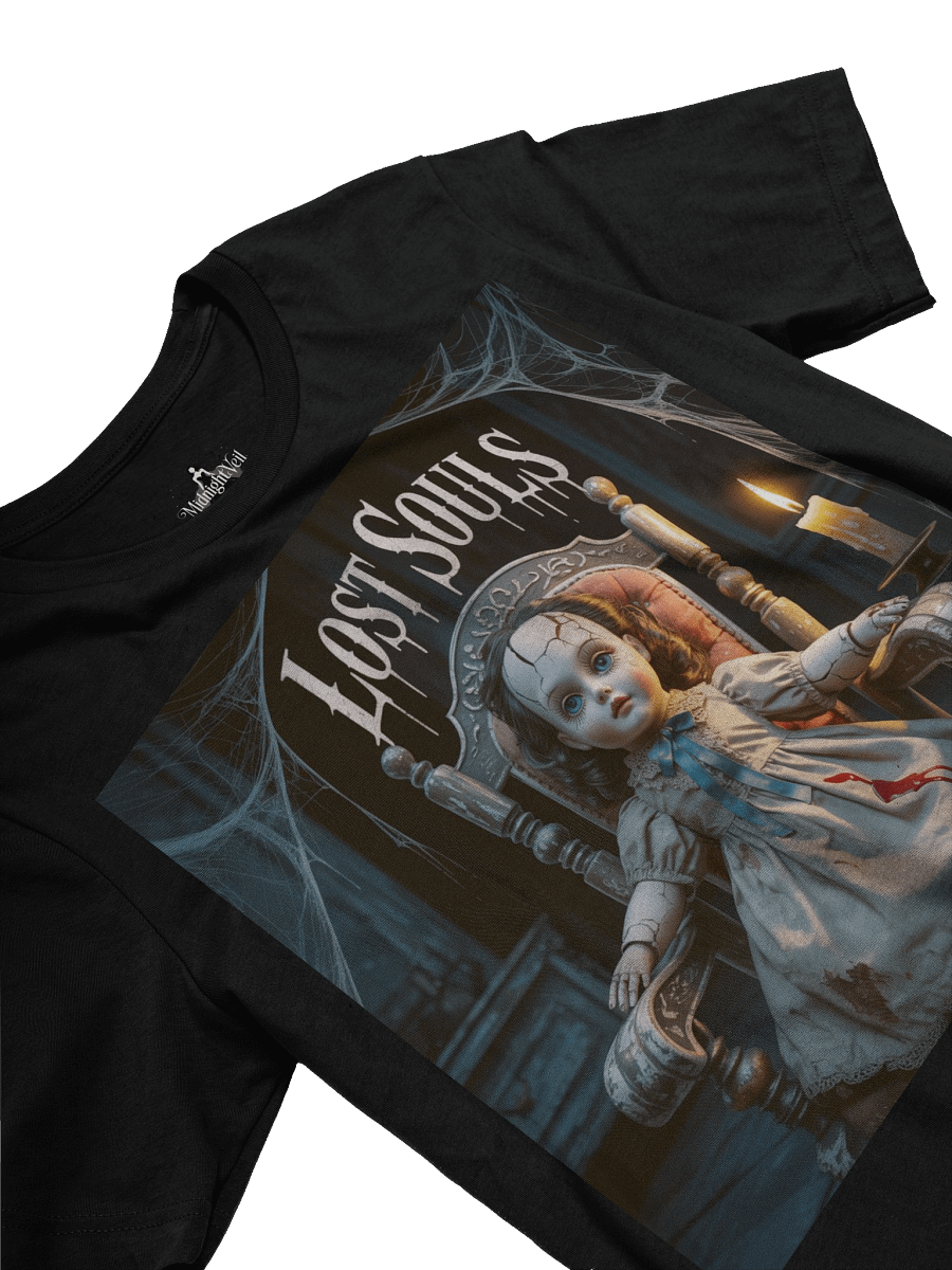 Lost Souls Unisex Supersoft T-Shirt by Midnight Veil Designs - Gothic Black, Red & More product image (3)