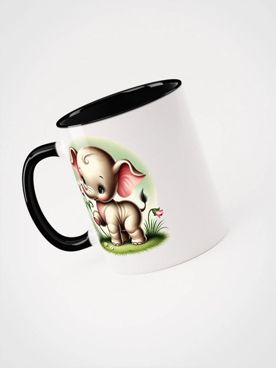 Adorable Retro Elephant Colorful Ceramic Mug product image (3)