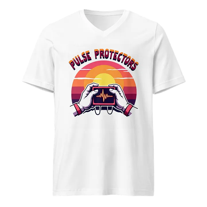 Heartbeat Sunset V-Neck Tee product image (5)