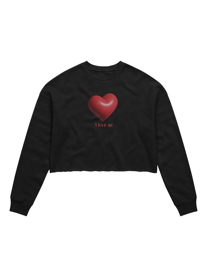 Self-Love Heart Crop Sweatshirt product image (2)