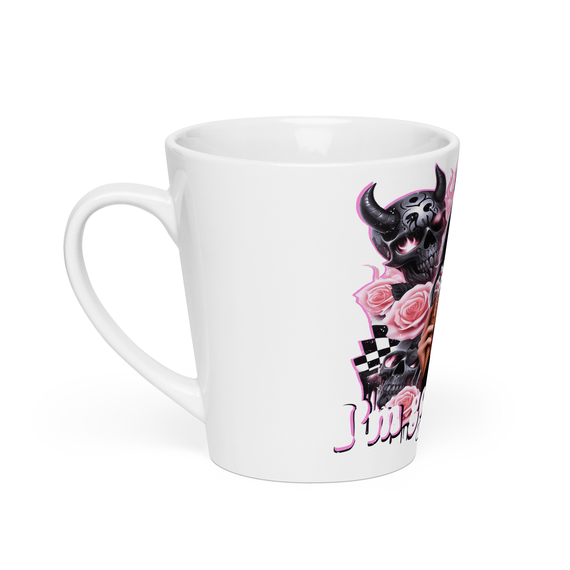 Horns & Roses Latte Mug product image (1)