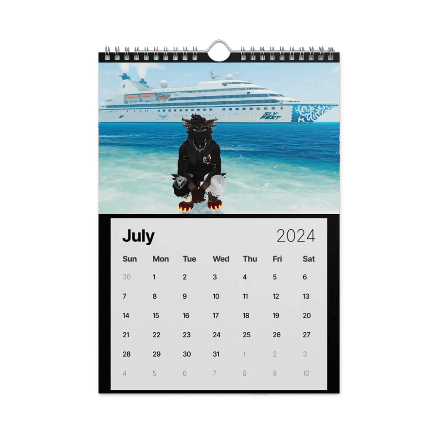 Golden Wolf's calendar product image (7)