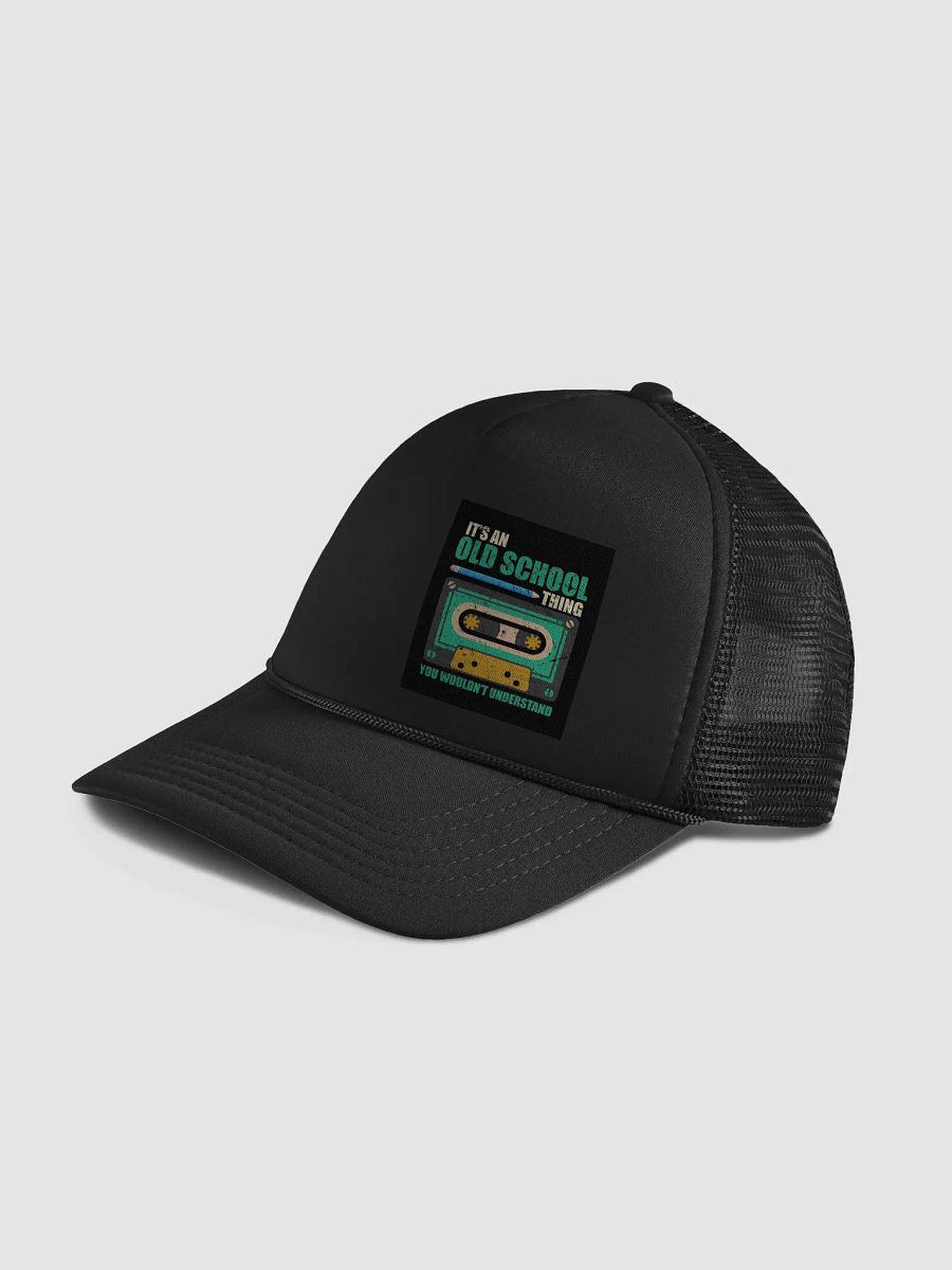 Retro Cassette Tape Graphic Trucker Hat product image (4)