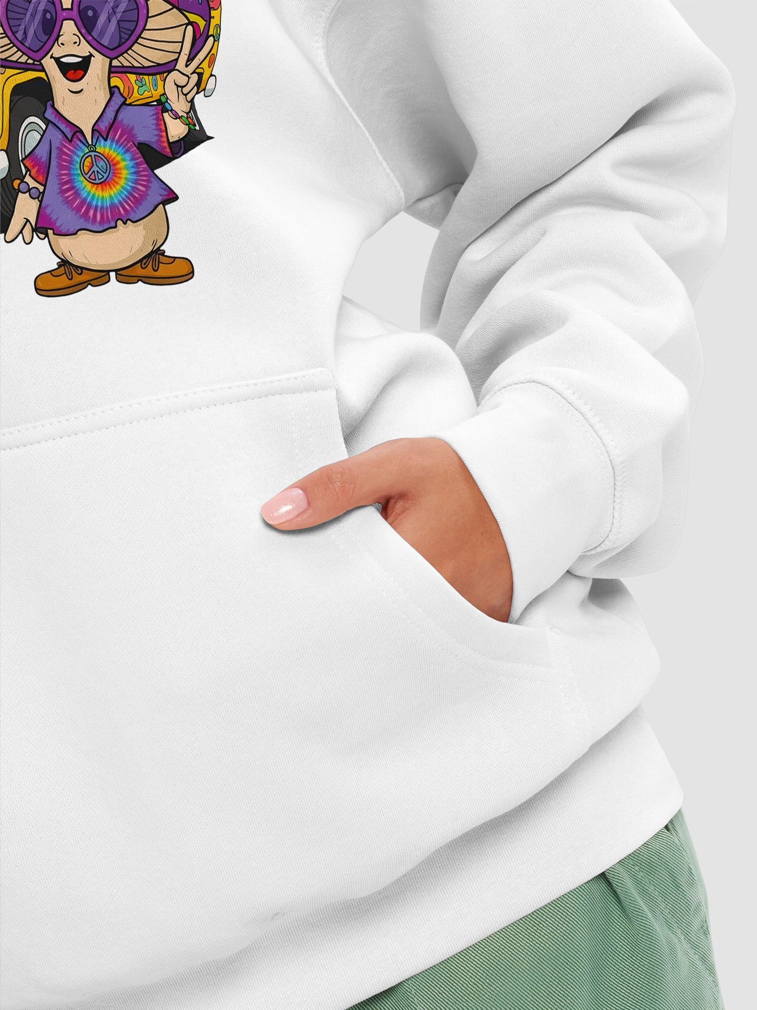 Psychedelic Love Mushroom Hoodie product image (8)