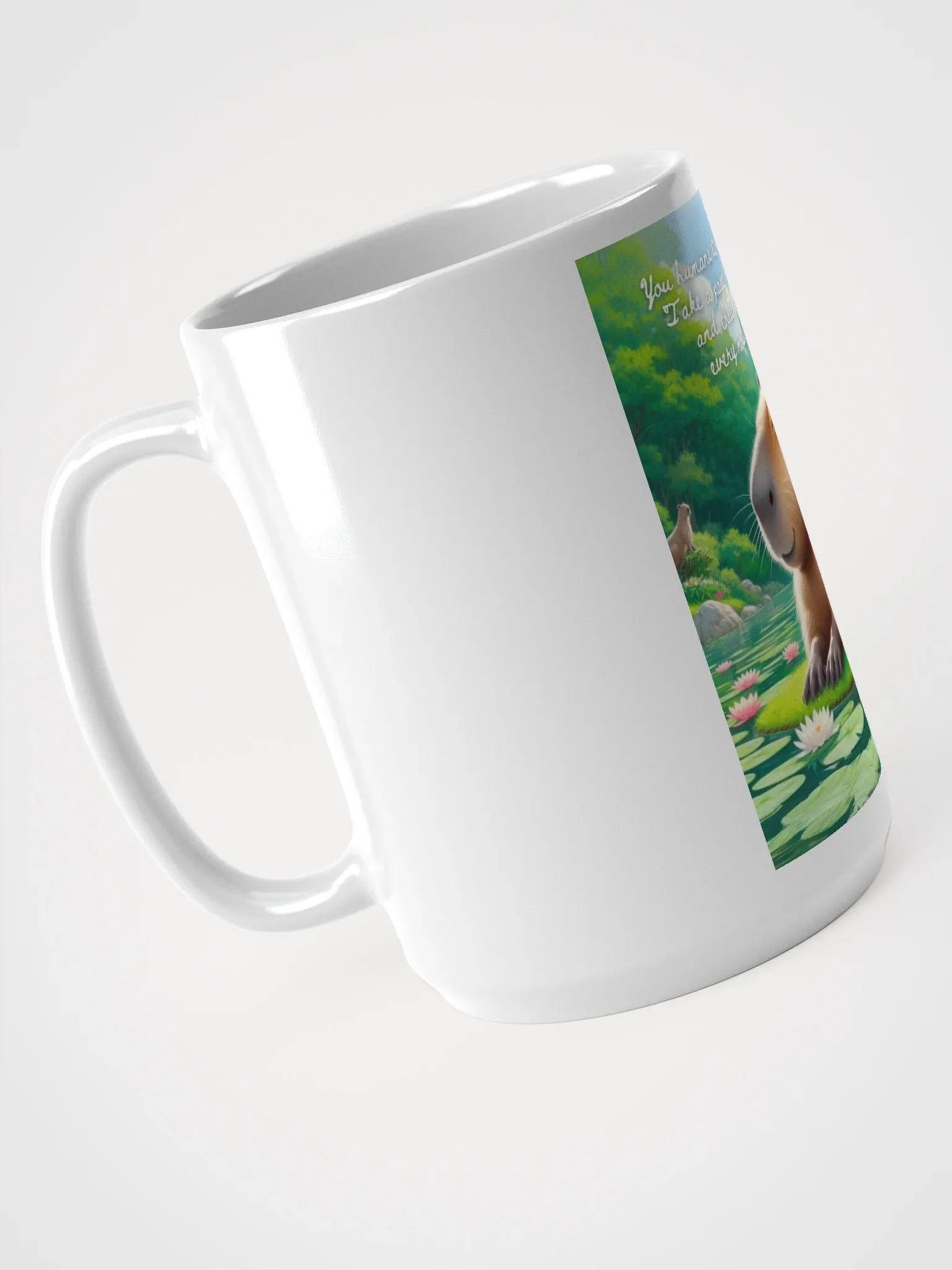 Capybara's Peaceful Advice Mug product image (3)