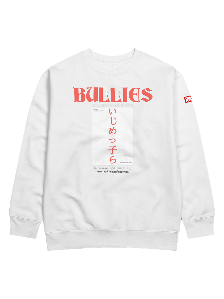BULLIES WHITE CREWNECK product image (1)