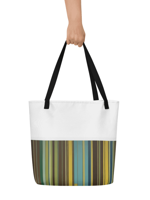 Harmony Stripes Large Tote Bag product image (1)