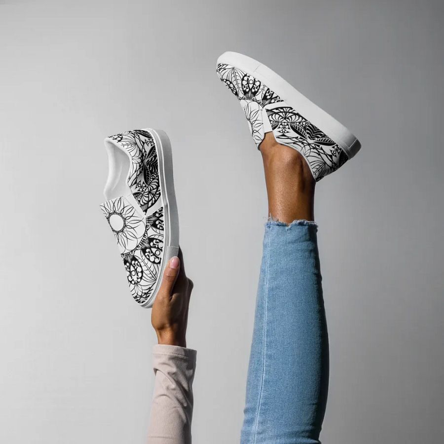 Mandala Dream Women's Slip-On Shoes product image (2)
