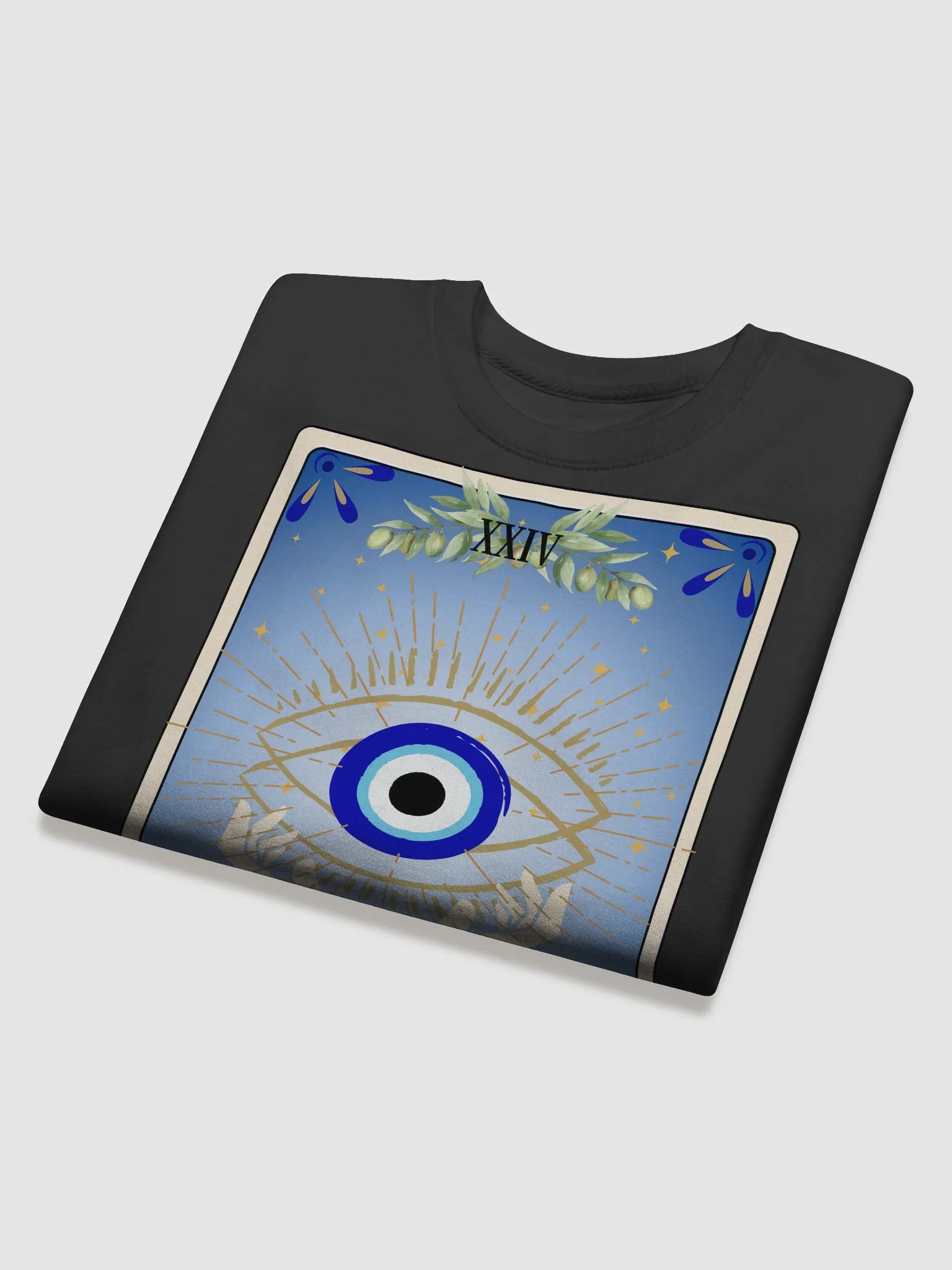 Evil eye tarot card sweat shirt product image (4)
