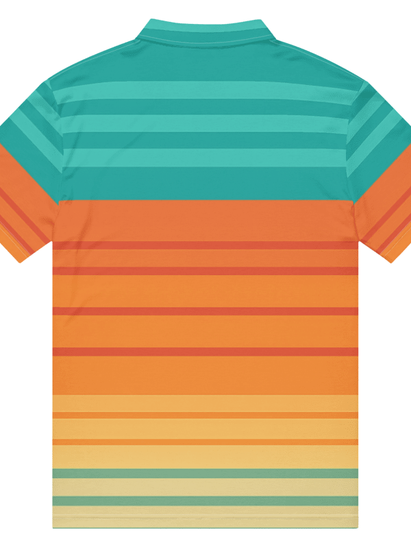 🌅 ZENITH Gradient Stripes Polo product image (3)