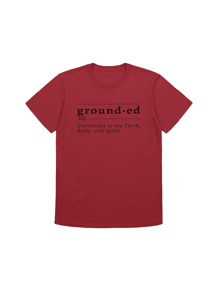 Grounded Definition Unisex Tee blk product image (1)